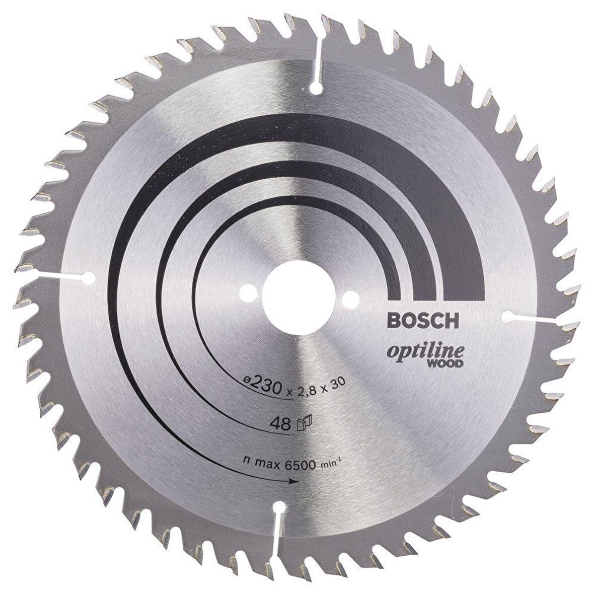 Bosch Optiline Ahşap 230x30 mm 48 Diş Daire Testere Bıçağı 2608640629